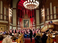 Sangkoret Freidig, julekonserten i Sagene 2024. Foto: Arild Rustan